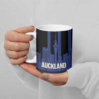 New Zealand Auckland Football Custom Ceramic Mug Go City of Sails Est 2025 LT14 - Polynesian Pride
