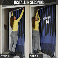 New Zealand Auckland Football Custom Door Cover Go City of Sails Est 2025