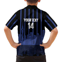New Zealand Auckland Football Custom Family Matching Puletasi and Hawaiian Shirt Go City of Sails Est 2025