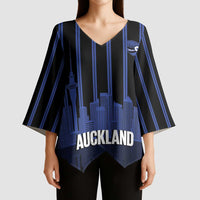 New Zealand Auckland Football Custom Kimono Sleeve Blouse Go City of Sails Est 2025