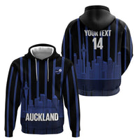 New Zealand Auckland Football Custom Zip Hoodie Go City of Sails Est 2025