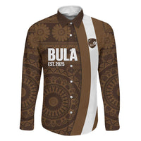 Bula Fiji Football Custom Family Matching Off The Shoulder Long Sleeve Dress and Hawaiian Shirt One Vanua One Team Tapa Pattern