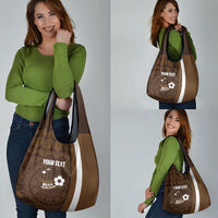 Bula Fiji Football Custom Grocery Bag One Vanua One Team Tapa Pattern LT14 - Polynesian Pride