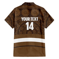 Bula Fiji Football Custom Hawaiian Shirt One Vanua One Team Tapa Pattern LT14 - Polynesian Pride