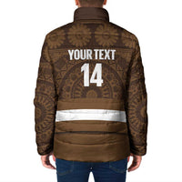 Bula Fiji Football Custom Padded Jacket One Vanua One Team Tapa Pattern LT14 - Polynesian Pride