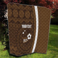 Bula Fiji Football Custom Quilt One Vanua One Team Tapa Pattern LT14 - Polynesian Pride