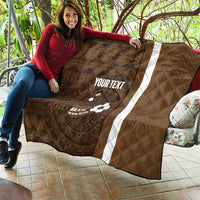 Bula Fiji Football Custom Quilt One Vanua One Team Tapa Pattern LT14 - Polynesian Pride