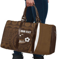 Bula Fiji Football Custom Travel Bag One Vanua One Team Tapa Pattern LT14 - Polynesian Pride