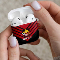 Hekari Papua New Guinea Football Custom AirPods Case Go PNG Red Army