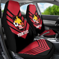 Hekari Papua New Guinea Football Custom Car Seat Cover Go PNG Red Army