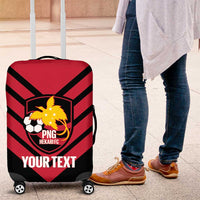 Hekari Papua New Guinea Football Custom Luggage Cover Go PNG Red Army