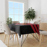 Hekari Papua New Guinea Football Custom Tablecloth Go PNG Red Army LT14 - Polynesian Pride