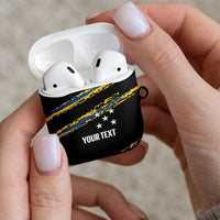 Kings Solomon Islands Football Custom AirPods Case Come On Solomons Polynesian Grunge Style LT14 - Polynesian Pride