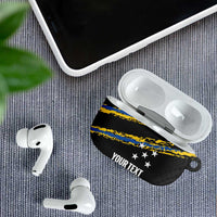 Kings Solomon Islands Football Custom AirPods Case Come On Solomons Polynesian Grunge Style