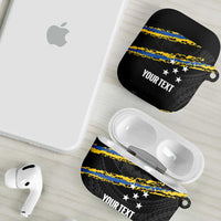 Kings Solomon Islands Football Custom AirPods Case Come On Solomons Polynesian Grunge Style LT14 - Polynesian Pride