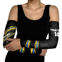 Kings Solomon Islands Football Custom Arm Sleeves Come On Solomons Polynesian Grunge Style LT14 - Polynesian Pride