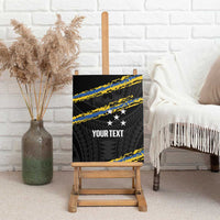 Kings Solomon Islands Football Custom Canvas Wall Art Come On Solomons Polynesian Grunge Style LT14 - Polynesian Pride
