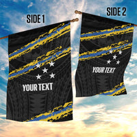 Kings Solomon Islands Football Custom Garden Flag Come On Solomons Polynesian Grunge Style LT14 - Polynesian Pride