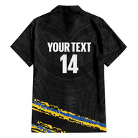 Kings Solomon Islands Football Custom Hawaiian Shirt Come On Solomons Polynesian Grunge Style