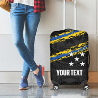Kings Solomon Islands Football Custom Luggage Cover Come On Solomons Polynesian Grunge Style LT14 - Polynesian Pride