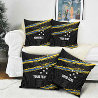 Kings Solomon Islands Football Custom Pillow Cover Come On Solomons Polynesian Grunge Style LT14 - Polynesian Pride