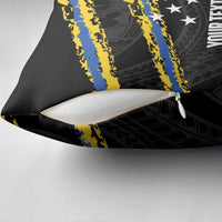 Kings Solomon Islands Football Custom Pillow Cover Come On Solomons Polynesian Grunge Style LT14 - Polynesian Pride
