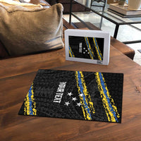 Kings Solomon Islands Football Custom Puzzle Come On Solomons Polynesian Grunge Style LT14 - Polynesian Pride