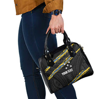 Kings Solomon Islands Football Custom Shoulder Handbag Come On Solomons Polynesian Grunge Style LT14 - Polynesian Pride
