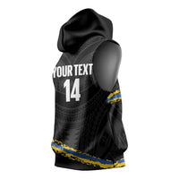 Kings Solomon Islands Football Custom Sleeveless Hoodie Come On Solomons Polynesian Grunge Style LT14 - Polynesian Pride