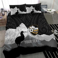 New Zealand South Island Football Custom Bedding Set Aoraki Mount Cook With Kiwi Maori Pattern LT14 - Polynesian Pride
