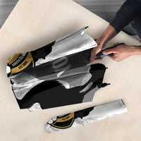 New Zealand South Island Football Custom Umbrella Aoraki Mount Cook With Kiwi Maori Pattern