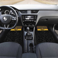 Vanuatu Football Custom Car Mats Go Chiefs Basket-weave Pattern LT14 Set 2pcs - Front Black - Polynesian Pride