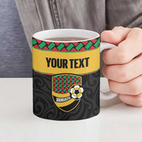 Vanuatu Football Custom Ceramic Mug Go Chiefs Basket-weave Pattern LT14 - Polynesian Pride