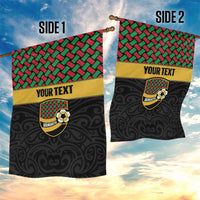 Vanuatu Football Custom Garden Flag Go Chiefs Basket-weave Pattern LT14 - Polynesian Pride