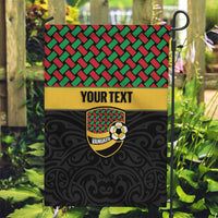 Vanuatu Football Custom Garden Flag Go Chiefs Basket-weave Pattern LT14 Garden Flag Black - Polynesian Pride