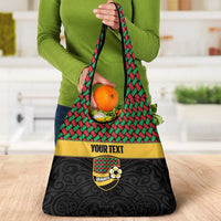 Vanuatu Football Custom Grocery Bag Go Chiefs Basket-weave Pattern LT14 - Polynesian Pride