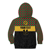 Vanuatu Football Custom Kid Hoodie Go Chiefs Basket-weave Pattern LT14 - Polynesian Pride
