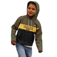 Vanuatu Football Custom Kid Hoodie Go Chiefs Basket-weave Pattern LT14 - Polynesian Pride