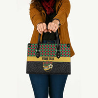 Vanuatu Football Custom Leather Bag Go Chiefs Basket-weave Pattern LT14 - Polynesian Pride