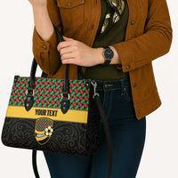 Vanuatu Football Custom Leather Bag Go Chiefs Basket-weave Pattern LT14 - Polynesian Pride