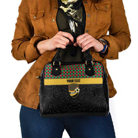 Vanuatu Football Custom Shoulder Handbag Go Chiefs Basket-weave Pattern LT14 - Polynesian Pride