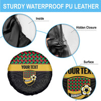 Vanuatu Football Custom Spare Tire Cover Go Chiefs Basket-weave Pattern LT14 - Polynesian Pride