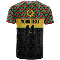 Vanuatu Football Custom T Shirt Go Chiefs Basket-weave Pattern LT14 - Polynesian Pride
