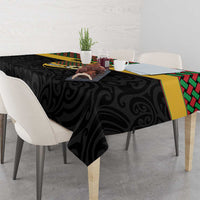 Vanuatu Football Custom Tablecloth Go Chiefs Basket-weave Pattern LT14 - Polynesian Pride