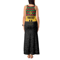 Vanuatu Football Custom Tank Maxi Dress Go Chiefs Basket-weave Pattern LT14 - Polynesian Pride