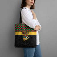 Vanuatu Football Custom Tote Bag Go Chiefs Basket-weave Pattern LT14 - Polynesian Pride