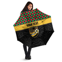 Vanuatu Football Custom Umbrella Go Chiefs Basket-weave Pattern LT14 - Polynesian Pride