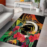 Vanuatu Boar Tusk Yumi Yumi Yumi Area Rug Independens Dei Long God Yumi Stanap