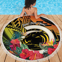 Vanuatu Boar Tusk Yumi Yumi Yumi Beach Blanket Independens Dei Long God Yumi Stanap LT14 - Polynesian Pride
