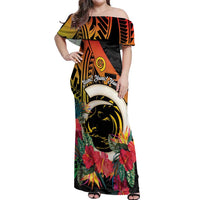 Vanuatu Boar Tusk Yumi Yumi Yumi Off Shoulder Maxi Dress Independens Dei Long God Yumi Stanap